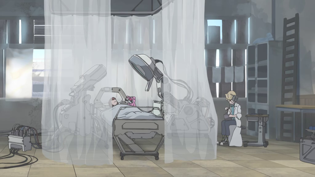  ANIME • Ghost in the Shell • cama de hospital – Peripheral Design Blog